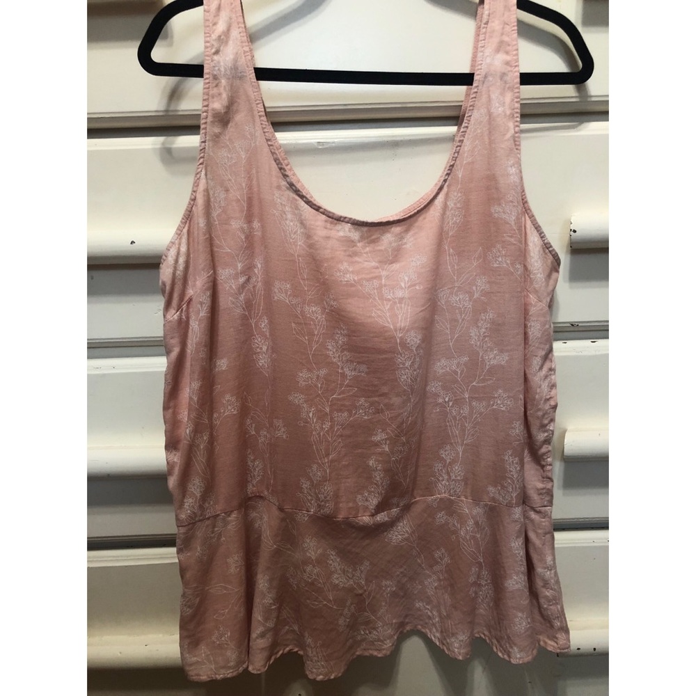 Pink Peplum Tank